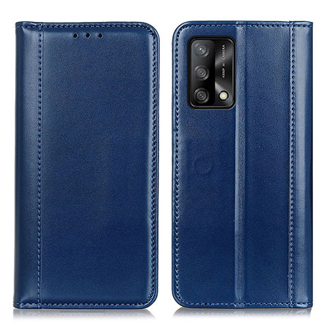 Handytasche Stand Schutzhülle Flip Leder Hülle M05L für Oppo A74 4G Blau