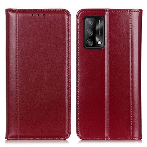 Handytasche Stand Schutzhülle Flip Leder Hülle M05L für Oppo F19 Rot