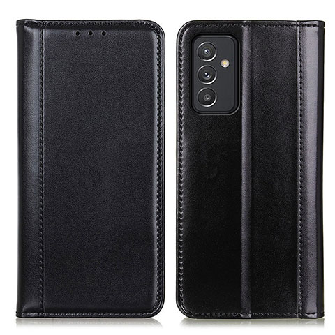 Handytasche Stand Schutzhülle Flip Leder Hülle M05L für Samsung Galaxy A15 4G Schwarz