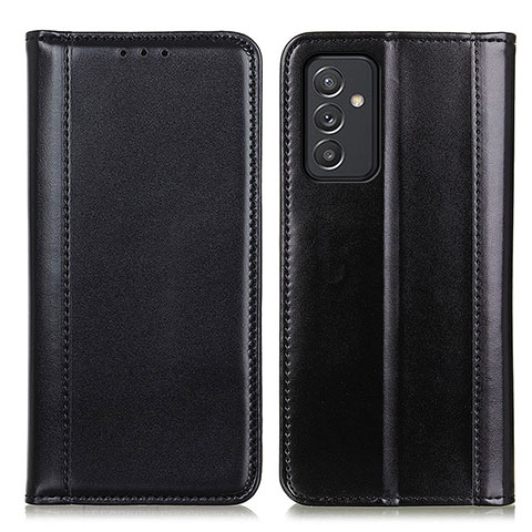 Handytasche Stand Schutzhülle Flip Leder Hülle M05L für Samsung Galaxy A34 5G Schwarz