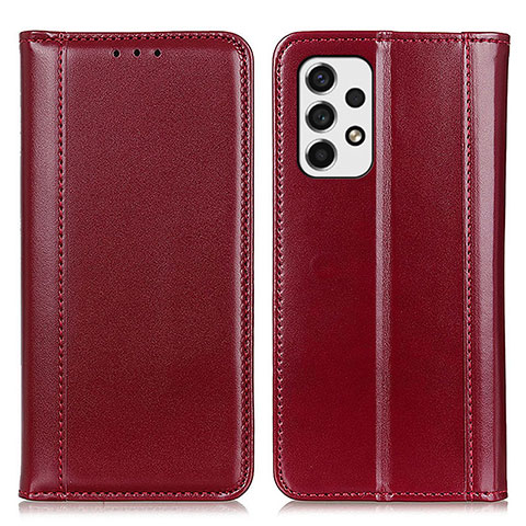 Handytasche Stand Schutzhülle Flip Leder Hülle M05L für Samsung Galaxy A53 5G Rot