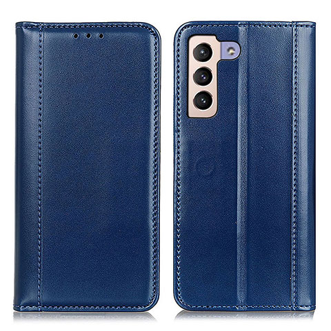 Handytasche Stand Schutzhülle Flip Leder Hülle M05L für Samsung Galaxy S22 5G Blau