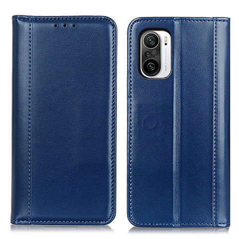 Handytasche Stand Schutzhülle Flip Leder Hülle M05L für Xiaomi Poco F3 5G Blau