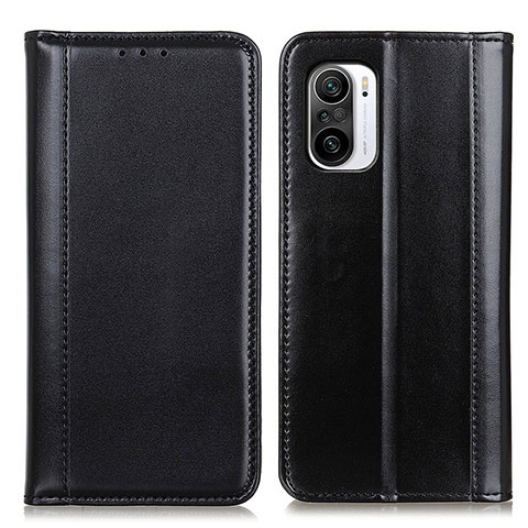 Handytasche Stand Schutzhülle Flip Leder Hülle M05L für Xiaomi Redmi K40 Pro 5G Schwarz