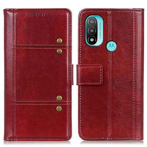 Handytasche Stand Schutzhülle Flip Leder Hülle M06L für Motorola Moto E20 Rot