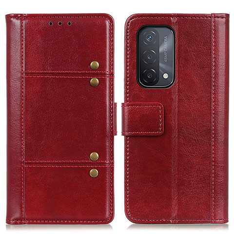 Handytasche Stand Schutzhülle Flip Leder Hülle M06L für Oppo A54 5G Rot