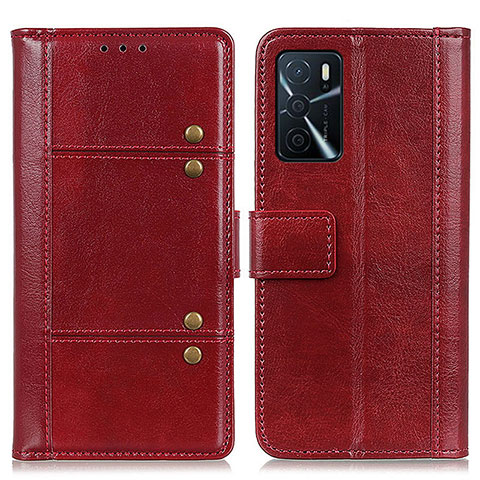 Handytasche Stand Schutzhülle Flip Leder Hülle M06L für Oppo A54s Rot