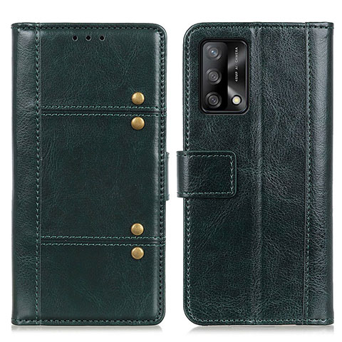 Handytasche Stand Schutzhülle Flip Leder Hülle M06L für Oppo F19 Grün