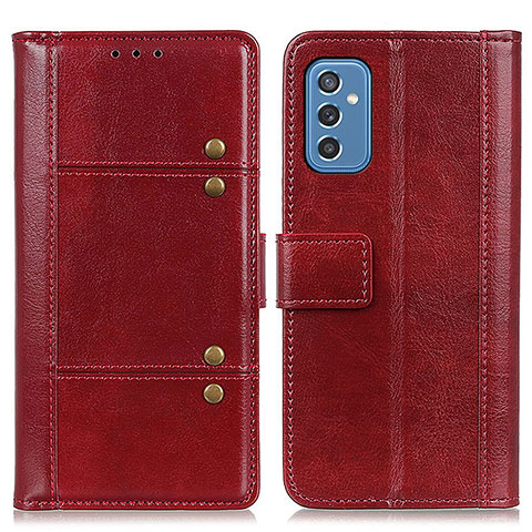 Handytasche Stand Schutzhülle Flip Leder Hülle M06L für Samsung Galaxy M52 5G Rot