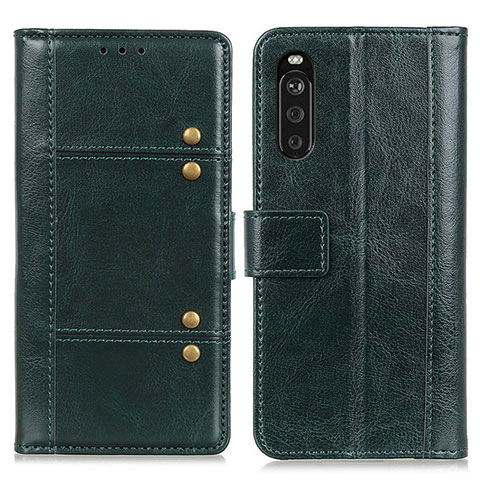 Handytasche Stand Schutzhülle Flip Leder Hülle M06L für Sony Xperia 10 III Lite Grün