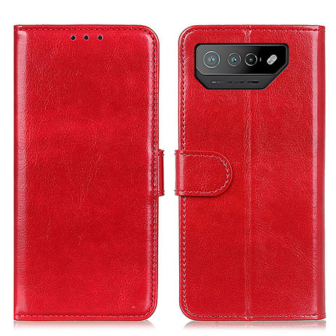 Handytasche Stand Schutzhülle Flip Leder Hülle M07L für Asus ROG Phone 7 Pro Rot