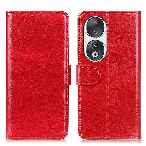 Handytasche Stand Schutzhülle Flip Leder Hülle M07L für Huawei Honor 90 5G Rot