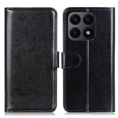 Handytasche Stand Schutzhülle Flip Leder Hülle M07L für Huawei Honor X8a 4G Schwarz