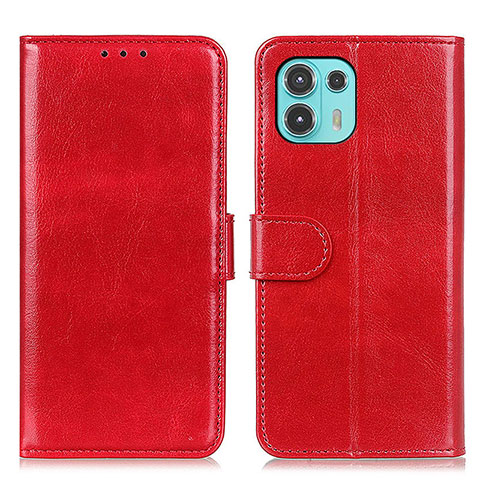 Handytasche Stand Schutzhülle Flip Leder Hülle M07L für Motorola Moto Edge 20 Lite 5G Rot