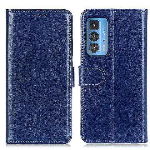 Handytasche Stand Schutzhülle Flip Leder Hülle M07L für Motorola Moto Edge 20 Pro 5G Blau