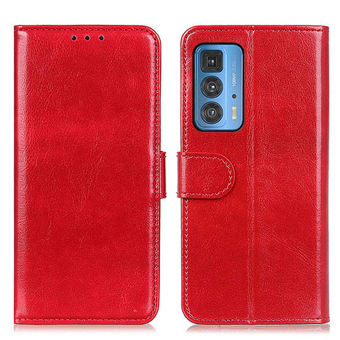 Handytasche Stand Schutzhülle Flip Leder Hülle M07L für Motorola Moto Edge S Pro 5G Rot