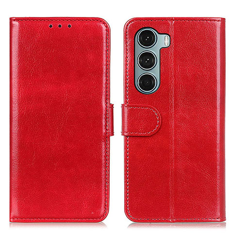 Handytasche Stand Schutzhülle Flip Leder Hülle M07L für Motorola Moto Edge S30 5G Rot