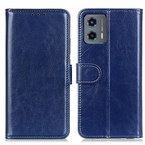 Handytasche Stand Schutzhülle Flip Leder Hülle M07L für Motorola Moto G 5G (2023) Blau