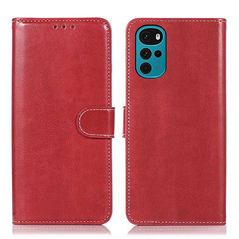 Handytasche Stand Schutzhülle Flip Leder Hülle M07L für Motorola Moto G22 Rot