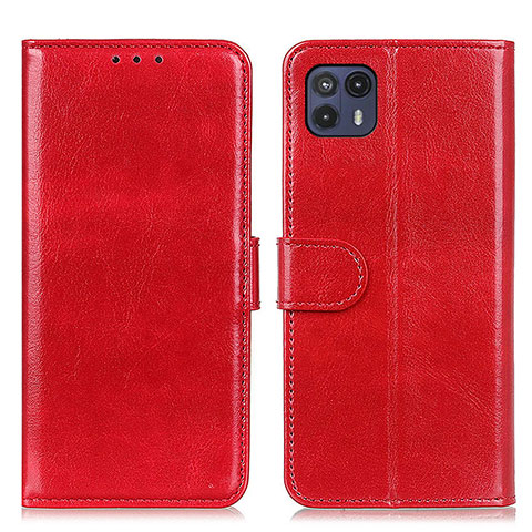 Handytasche Stand Schutzhülle Flip Leder Hülle M07L für Motorola Moto G50 5G Rot