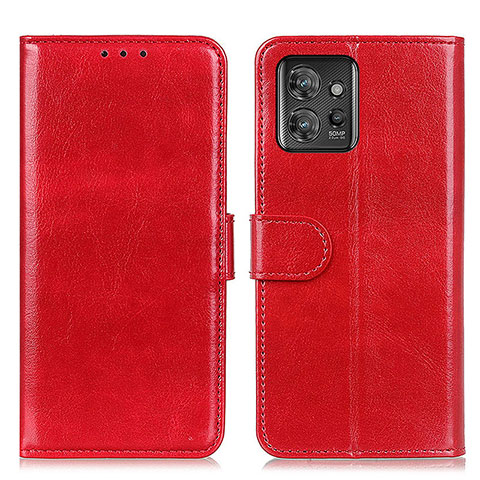 Handytasche Stand Schutzhülle Flip Leder Hülle M07L für Motorola ThinkPhone 5G Rot