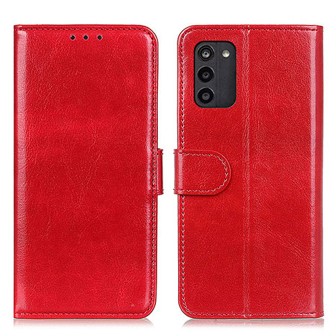 Handytasche Stand Schutzhülle Flip Leder Hülle M07L für Nokia G100 Rot