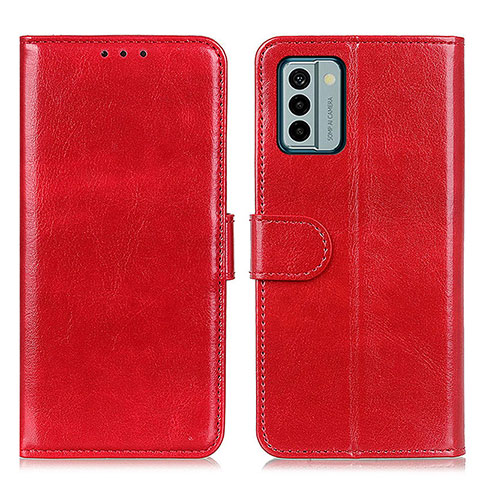 Handytasche Stand Schutzhülle Flip Leder Hülle M07L für Nokia G22 Rot