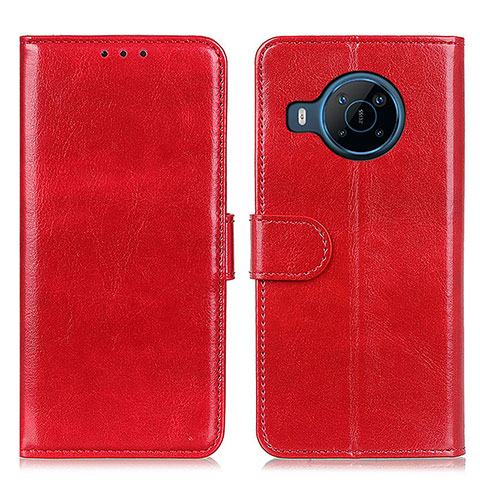 Handytasche Stand Schutzhülle Flip Leder Hülle M07L für Nokia X100 5G Rot