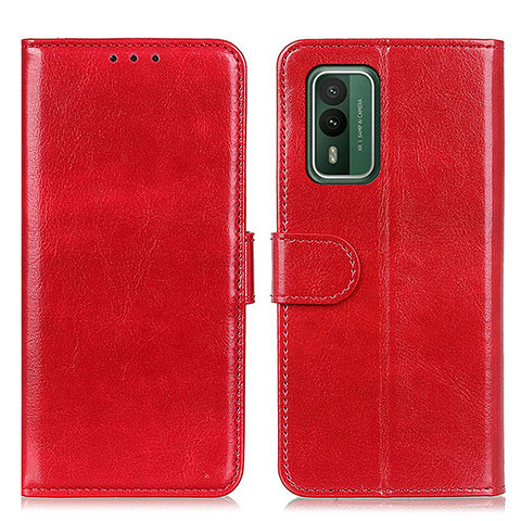 Handytasche Stand Schutzhülle Flip Leder Hülle M07L für Nokia XR21 Rot