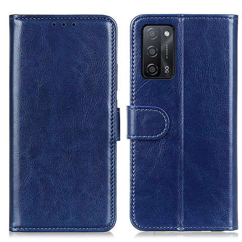 Handytasche Stand Schutzhülle Flip Leder Hülle M07L für Oppo A53s 5G Blau