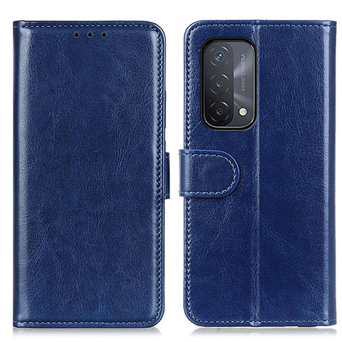 Handytasche Stand Schutzhülle Flip Leder Hülle M07L für Oppo A93 5G Blau