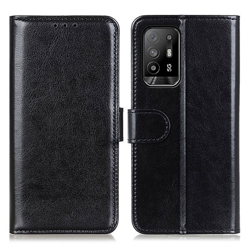 Handytasche Stand Schutzhülle Flip Leder Hülle M07L für Oppo A94 5G Schwarz