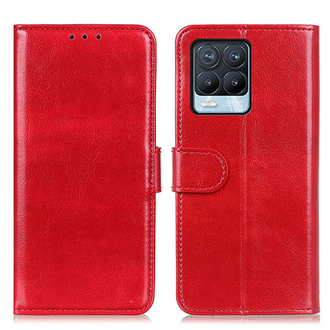 Handytasche Stand Schutzhülle Flip Leder Hülle M07L für Realme 8 Pro Rot