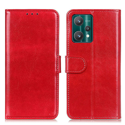 Handytasche Stand Schutzhülle Flip Leder Hülle M07L für Realme 9 Pro+ Plus 5G Rot