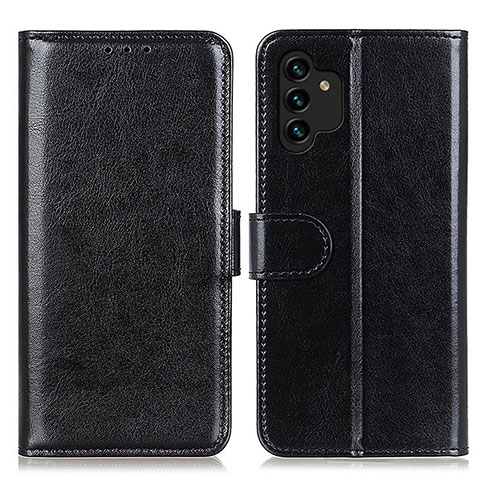 Handytasche Stand Schutzhülle Flip Leder Hülle M07L für Samsung Galaxy A04s Schwarz