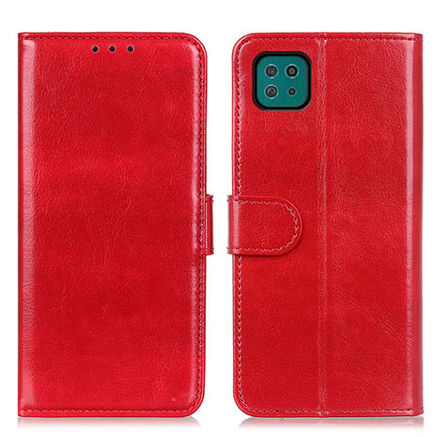 Handytasche Stand Schutzhülle Flip Leder Hülle M07L für Samsung Galaxy A22s 5G Rot