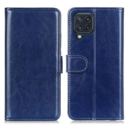 Handytasche Stand Schutzhülle Flip Leder Hülle M07L für Samsung Galaxy M32 4G Blau