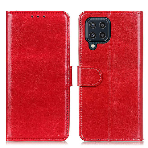 Handytasche Stand Schutzhülle Flip Leder Hülle M07L für Samsung Galaxy M32 4G Rot