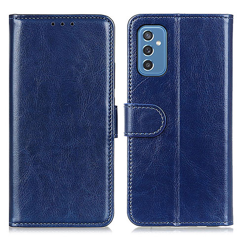 Handytasche Stand Schutzhülle Flip Leder Hülle M07L für Samsung Galaxy M52 5G Blau