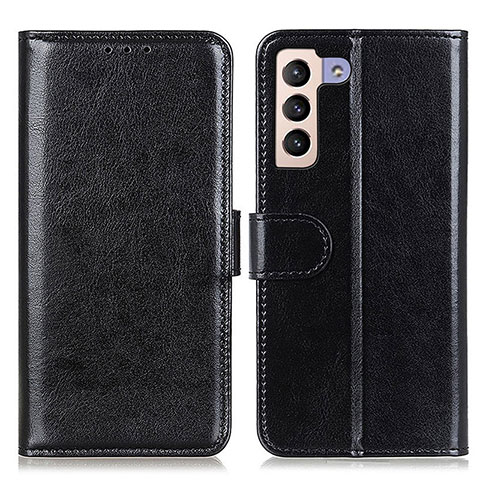 Handytasche Stand Schutzhülle Flip Leder Hülle M07L für Samsung Galaxy S21 5G Schwarz