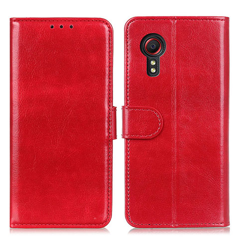 Handytasche Stand Schutzhülle Flip Leder Hülle M07L für Samsung Galaxy XCover 5 SM-G525F Rot