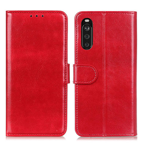 Handytasche Stand Schutzhülle Flip Leder Hülle M07L für Sony Xperia 10 III Lite Rot