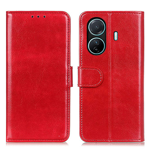 Handytasche Stand Schutzhülle Flip Leder Hülle M07L für Vivo iQOO Z6 Pro 5G Rot