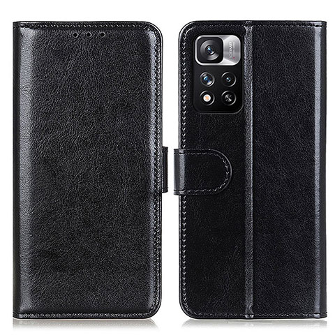 Handytasche Stand Schutzhülle Flip Leder Hülle M07L für Xiaomi Mi 11i 5G (2022) Schwarz