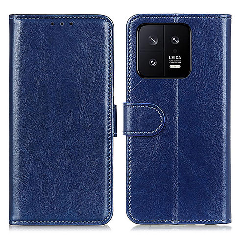 Handytasche Stand Schutzhülle Flip Leder Hülle M07L für Xiaomi Mi 13 5G Blau