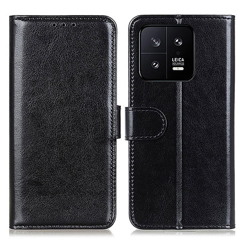 Handytasche Stand Schutzhülle Flip Leder Hülle M07L für Xiaomi Mi 13 Pro 5G Schwarz