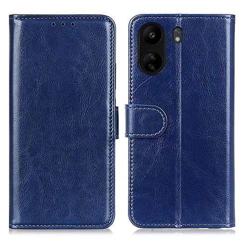 Handytasche Stand Schutzhülle Flip Leder Hülle M07L für Xiaomi Poco C65 Blau