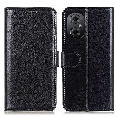 Handytasche Stand Schutzhülle Flip Leder Hülle M07L für Xiaomi Poco M4 5G Schwarz