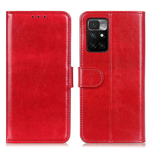 Handytasche Stand Schutzhülle Flip Leder Hülle M07L für Xiaomi Redmi 10 4G Rot