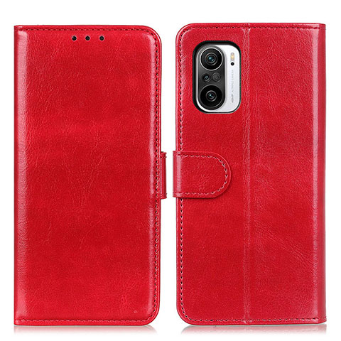 Handytasche Stand Schutzhülle Flip Leder Hülle M07L für Xiaomi Redmi K40 Pro+ Plus 5G Rot